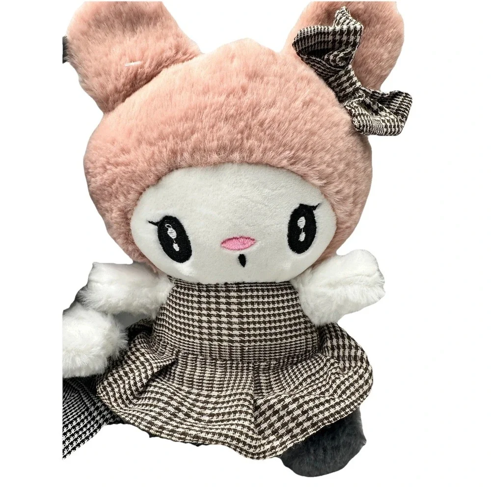 Sanrio Kuromi and My Melody Plush Set Matching Outfits New 9in‎